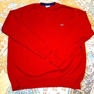 Lacoste V Neck Sweater